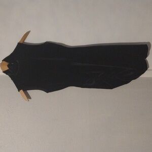 The Drop Elegant Black Sleeveless Dress –Timeless Chic, Versatile Style, Size XS